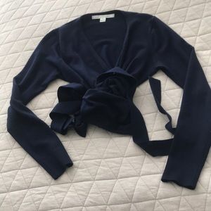 Cashmere Wrap Sweater- Diane Von Furstenberg